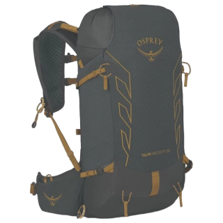 Zaino da trekking Osprey Talon Velocity 20 nero/giallo dark charcoal/tumbleweed yellw