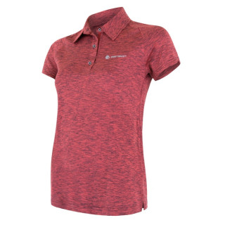 Maglietta sportiva da donna Sensor Motion Polo rosa Pink