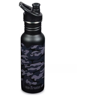 Borraccia Klean Kanteen Classic 532 ml Sport Cap nero