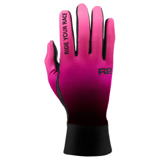 Guanti R2 Ligero nero/rosa PinkBlack