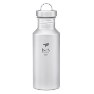 Borraccia Keith Titanium Titanium Sport Bottle 550 ml grigio