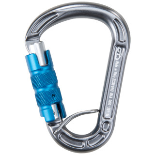 Moschettone Climbing Technology Concept TGL argento/blu gray/light blue