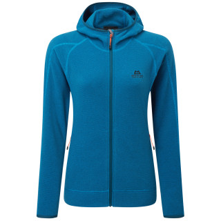 Felpa da donna Mountain Equipment Diablo Hooded Wmns Jacket blu Me-01678 Mykonos Blue