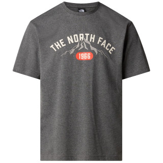 Maglietta da uomo The North Face M S/S Tee Varsity Graphic grigio TNF MEDIUM GREY HEATHER