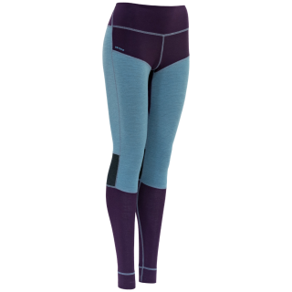 Mutande sportive da donna Devold Tuvegga Merino Longs Wmn blu LILAC