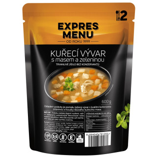 Zuppa Expres menu Brodo di pollo con verdure (2 porzioni)