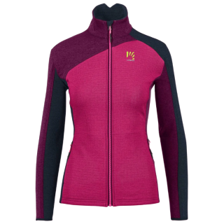 Felpa tecnica da donna Karpos Federa Full-Zip W Fleece rosa/viola Pink/Boysenberry/Vulcan