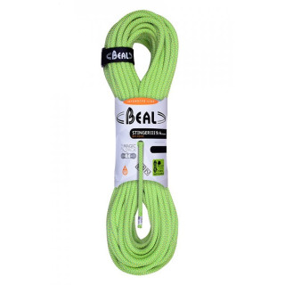 Corda da arrampicata Beal Stinger 9.4 mm (50 m) verde chiaro Anis