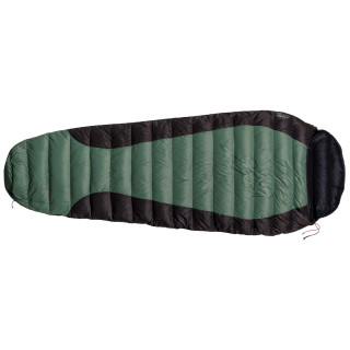 Sacco a pelo in piuma Warmpeace Viking 300 195 cm verde/nero Green/Grey/Black