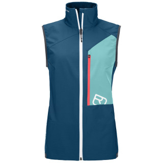 Gilet da donna Ortovox Berrino Vest W blu petrol blue