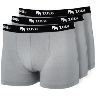 Boxer da uomo Zulu Bambus 210 3-pack grigio Gray