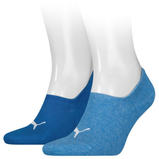 Calze Puma Footie 2P High Cut blu true blue