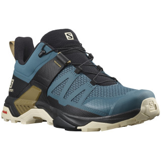 Scarpe da uomo Salomon X Ultra 4 blu/nero Mallard Blue / Bleached Sand / Bronze Brown