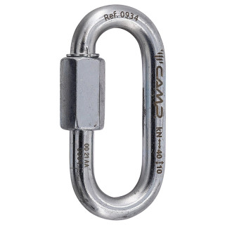 Moschettone maillon Camp Oval Quick Link 8mm argento