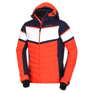 Giacca da sci da uomo Northfinder Vittorio blu/arancio 171orangeblue