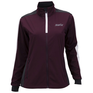 Giacca softshell da donna Swix Cross W bordeaux Dark Aubergine