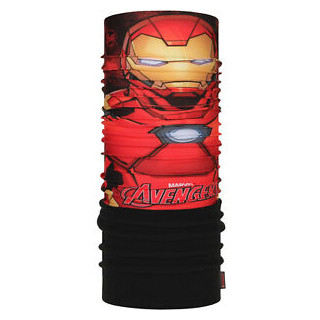 Scaldacollo multifunzionale per bambini Buff Polar rosso/nero IronMan