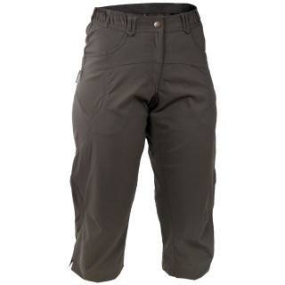 Pantaloni a 3/4 da donna Warmpeace Flash nero BlackCoffee