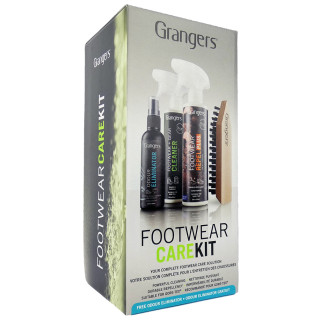 Kit di pulizia Granger's Footwear Care Kit nero