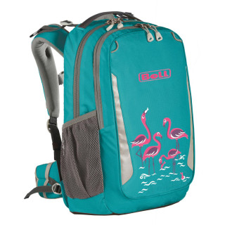 Zaino di scuola Boll School Mate 20 Flamingos turchese Turquoise