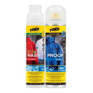 Impregnante per tussuti TOKO Duo Pack Textile Proof & Textile Wash 250 ml