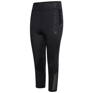 Leggings 3/4 da donna Dare 2b Shine Bright 3/4 nero/grigio BlackCire