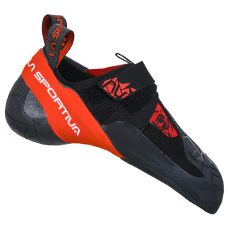 Scarpe da arrampicata La Sportiva Skwama nero/rosso Black/Poppy