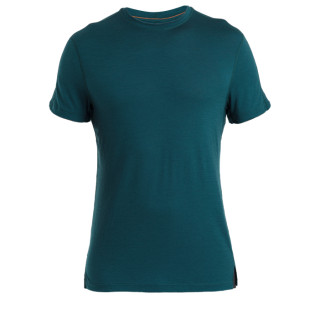 Maglietta funzionale da uomo Icebreaker Men Merino 150 Ace SS Tee verde/blu Fathom Green