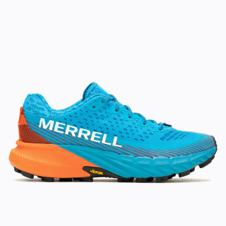 Scarpe da corsa da donna Merrell Agility Peak 5 blu tahoe/tangerine