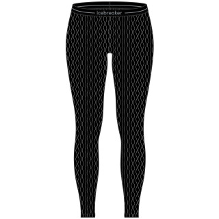 Mutande sportive da donna Icebreaker W Mer 260 Vertex Leggings On-Piste nero/bianco Black/Snow/J