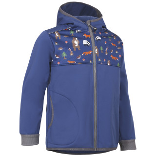 Giacca softshell per bambini Zulu Forest K blu Navy