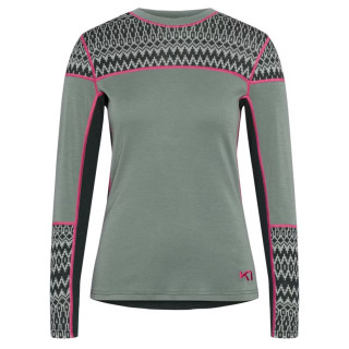 Maglietta sportiva da donna Kari Traa Sara LS verde murk