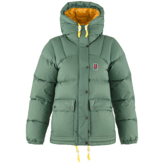 Giacca da donna Fjällräven Expedition Down Lite Jacket W verde Patina Green-Mustard Yellow