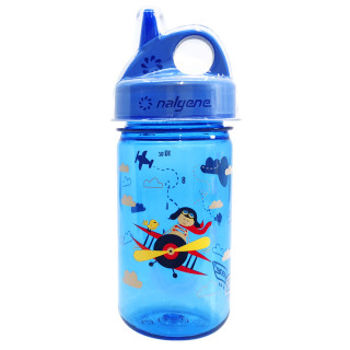 Bottiglia per bambini Nalgene Grip-n-Gulp 350 ml azzurro BlueBiplane