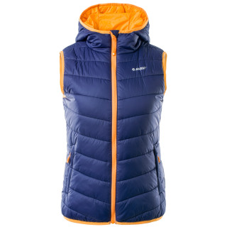 Gilet da donna Hi-Tec Lady Solnis blu EveningBlue/GrenadineOrange