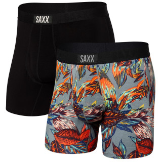 Boxer Saxx Ultra Super Soft Boxer BF 2Pk grigio ExoticLeaves/Black