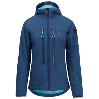 Giacca invernale da donna Silvini Lupa blu navy-turquoise