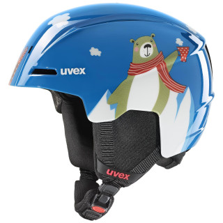 Casco da sci per bambini Uvex Viti blu blue bear