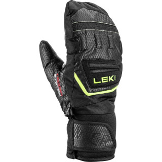 Guanti da sci Leki WCR Team 3D Junior Mitt nero/verde black-ice lemon