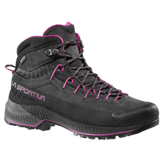 Scarpe da donna La Sportiva TX4 Evo Mid Woman Gtx grigio Carbon/Springtime