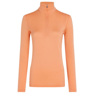 Felpa tecnica da donna Icebreaker W 260 Tech LS Half Zip arancione Feldspar