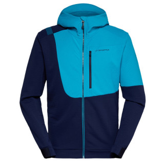 Felpa da uomo La Sportiva Mood Hoody M blu scuro Deep Sea/Tropic Blue