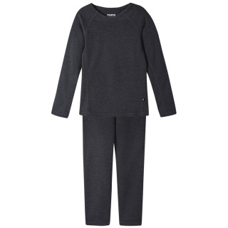 Intimo sportivo per bambini Reima Lani grigio black melange