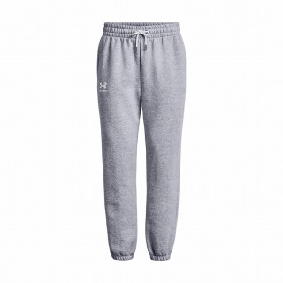 Pantaloni da tuta da donna Under Armour Essential Fleece Joggers grigio chiaro ModGrayLightHeather/White