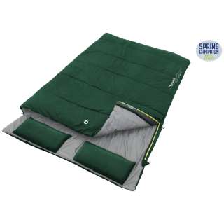 Sacco a pelo rettangolare Outwell Roadtrip Double verde green