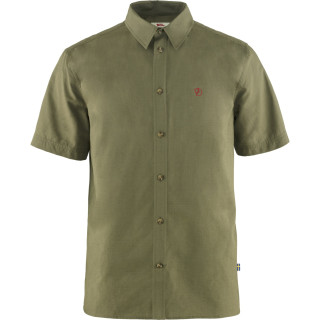 Camicia da uomo Fjällräven Övik Lite Shirt SS M verde Green