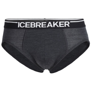 Slip da uomo Icebreaker Mens Anatomica Briefs nero/bianco JetHthr/Black