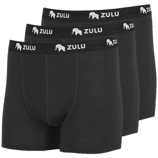 Boxer da uomo Zulu Merino 160 3-pack nero black