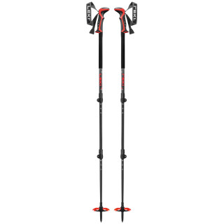 Bastoncini da skialp Leki Haute Route 3 nero/rosso dark anthracite-dark red-black