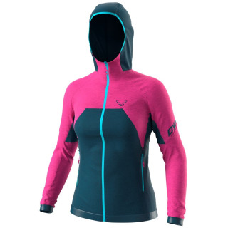 Giacca da donna Dynafit Tour Wool Thermal W Hoody blu/rosa Flamingo/